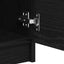 TV-skab Sort eg 102 x 32 x 35,5 cm Konstrueret træ