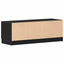 TV-skab Sort eg 102 x 32 x 35,5 cm Konstrueret træ