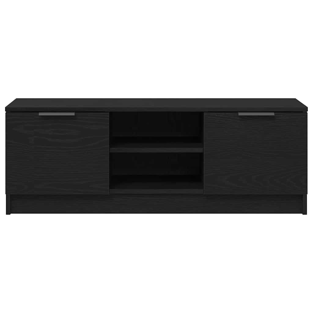 TV-skab Sort eg 102 x 32 x 35,5 cm Konstrueret træ