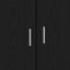 Sideboard Sort eg 80 x 40 x 75 cm Konstrueret træ