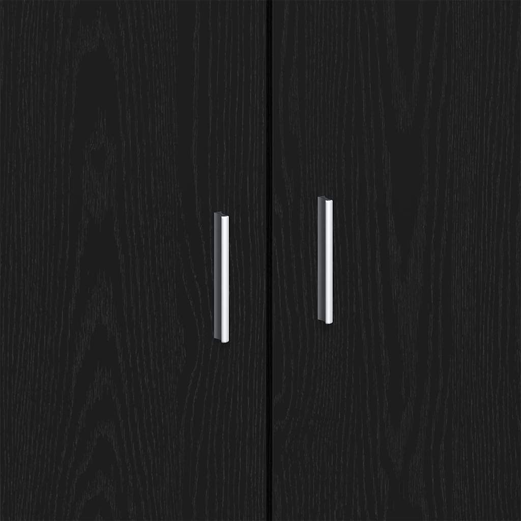Sideboard Sort eg 80 x 40 x 75 cm Konstrueret træ