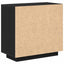 Sideboard Sort eg 80 x 40 x 75 cm Konstrueret træ