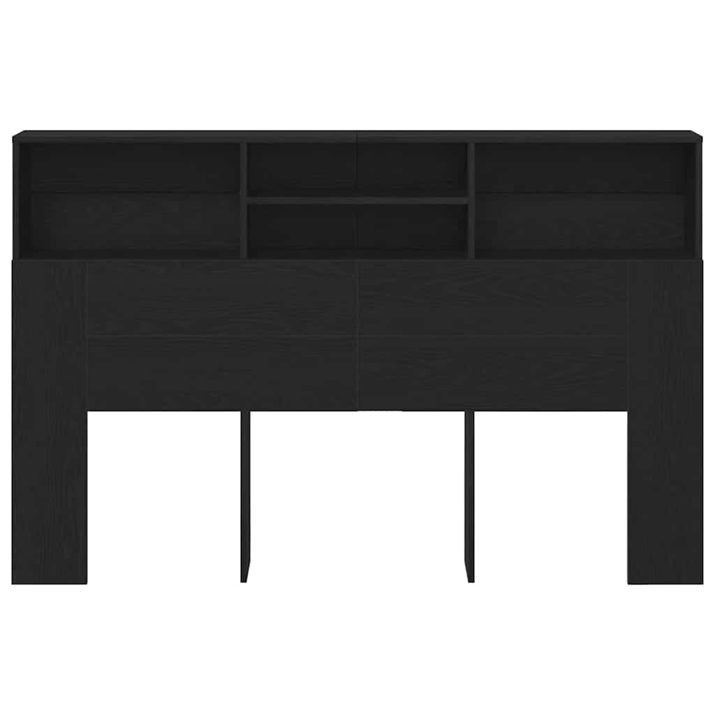 Hovedgærde Skab Sort eg 160 x 19 x 103,5 cm Konstrueret træ