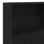 Hovedgærde Skab Sort eg 200 x 19 x 103,5 cm Konstrueret træ