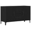 Sideboard med skuffe Sort eg 100 x 36 x 60 cm Konstrueret træ