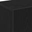 Highboard med skuffe Sort eg 70 x 31 x 115 cm Konstrueret træ