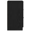 Natskab 2 pcs Sort eg 40 x 65 x 65 cm Konstrueret træ