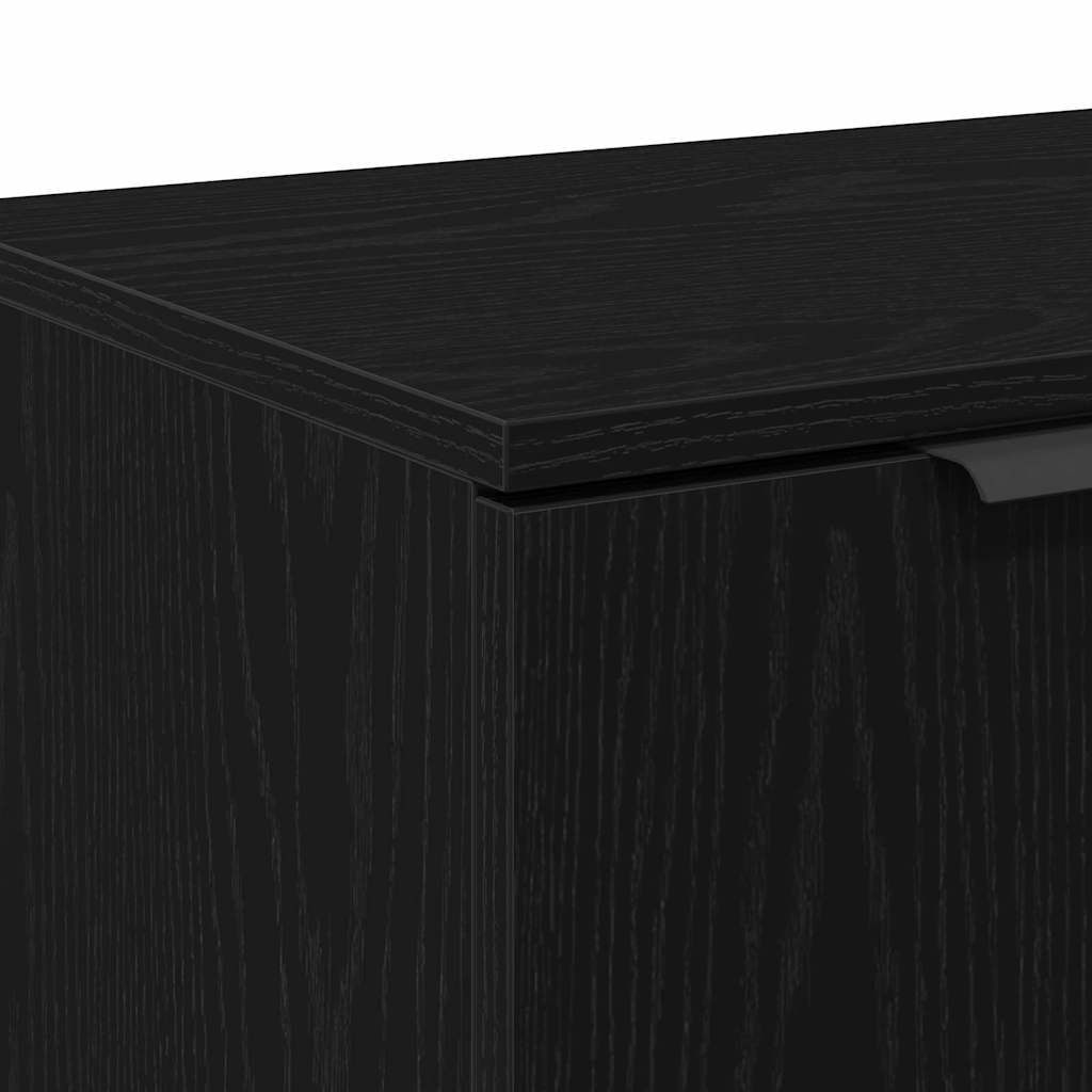 TV-skab Sort eg 102 x 35 x 36,5 cm Konstrueret træ