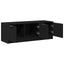TV-skab Sort eg 102 x 35 x 36,5 cm Konstrueret træ