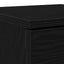Sideboard med skuffe Sort eg 30 x 30 x 70 cm Konstrueret træ