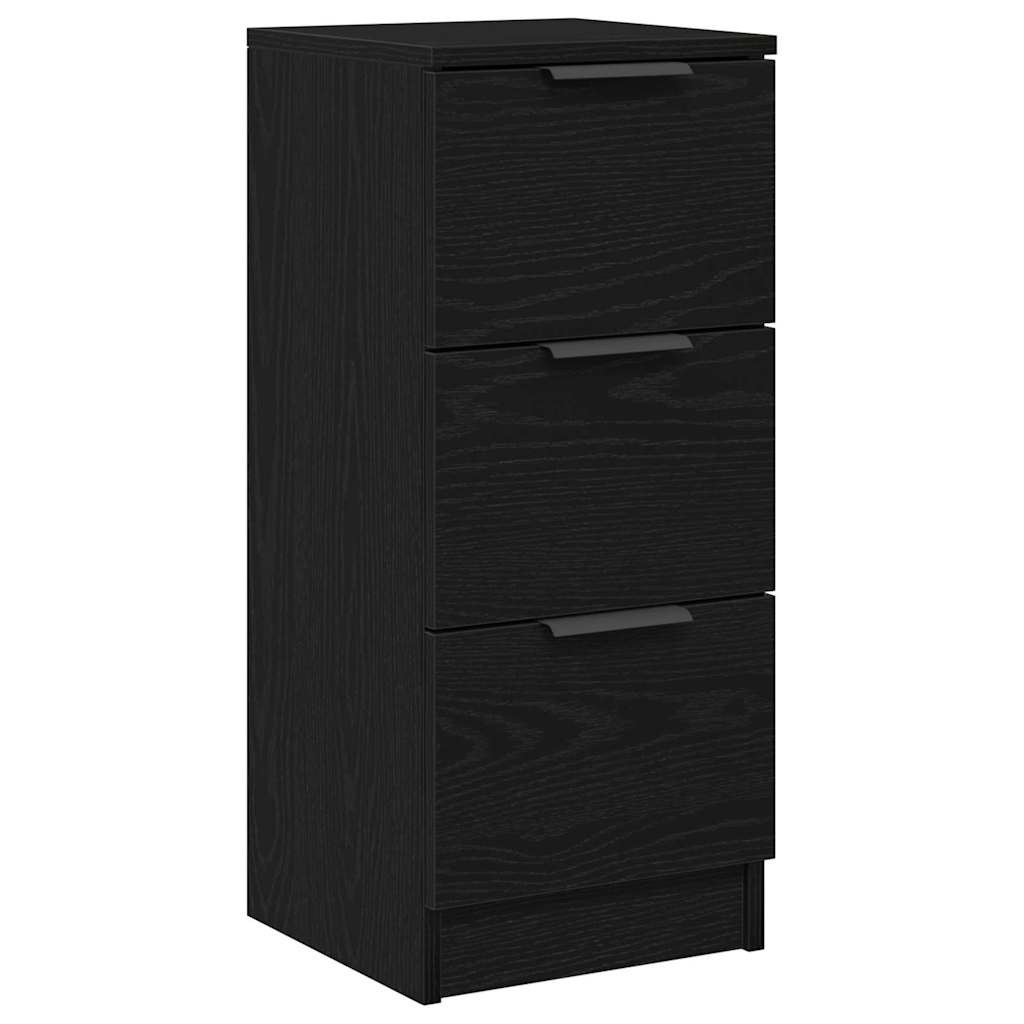 Sideboard Sort eg 30 x 30 x 70 cm Konstrueret træ