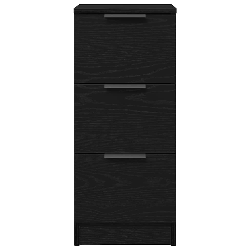 Sideboard Sort eg 30 x 30 x 70 cm Konstrueret træ