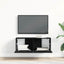TV-skab 2 pcs Sort eg 80 x 30 x 30 cm Konstrueret træ