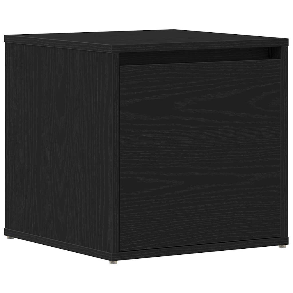 Skuffeskab Sort eg 40,5 x 40 x 40 cm Konstrueret træ