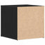 Skuffeskab Sort eg 40,5 x 40 x 40 cm Konstrueret træ