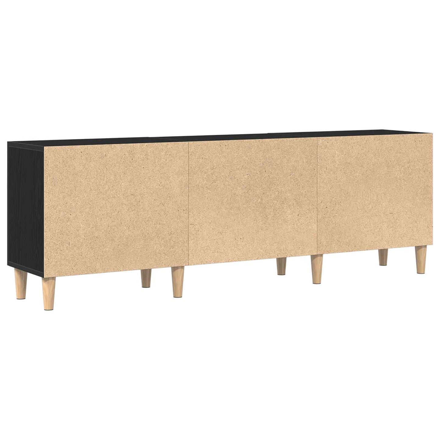 TV-skab Sort eg 150 x 30 x 50 cm Konstrueret træ