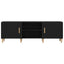 TV-skab Sort eg 150 x 30 x 50 cm Konstrueret træ