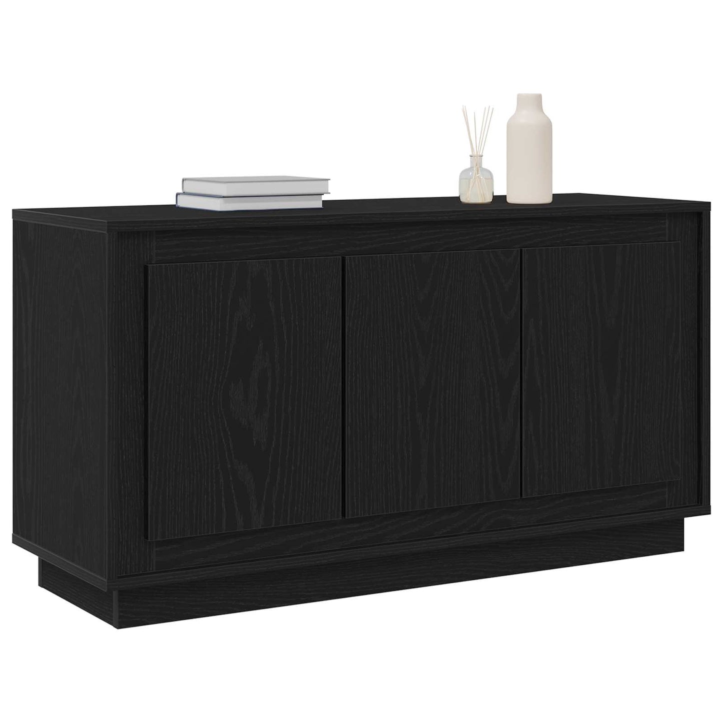 Sideboard Sort eg 102 x 35 x 55 cm Konstrueret træ