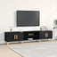 TV-skab Sort eg 180 x 31,5 x 40 cm Konstrueret træ