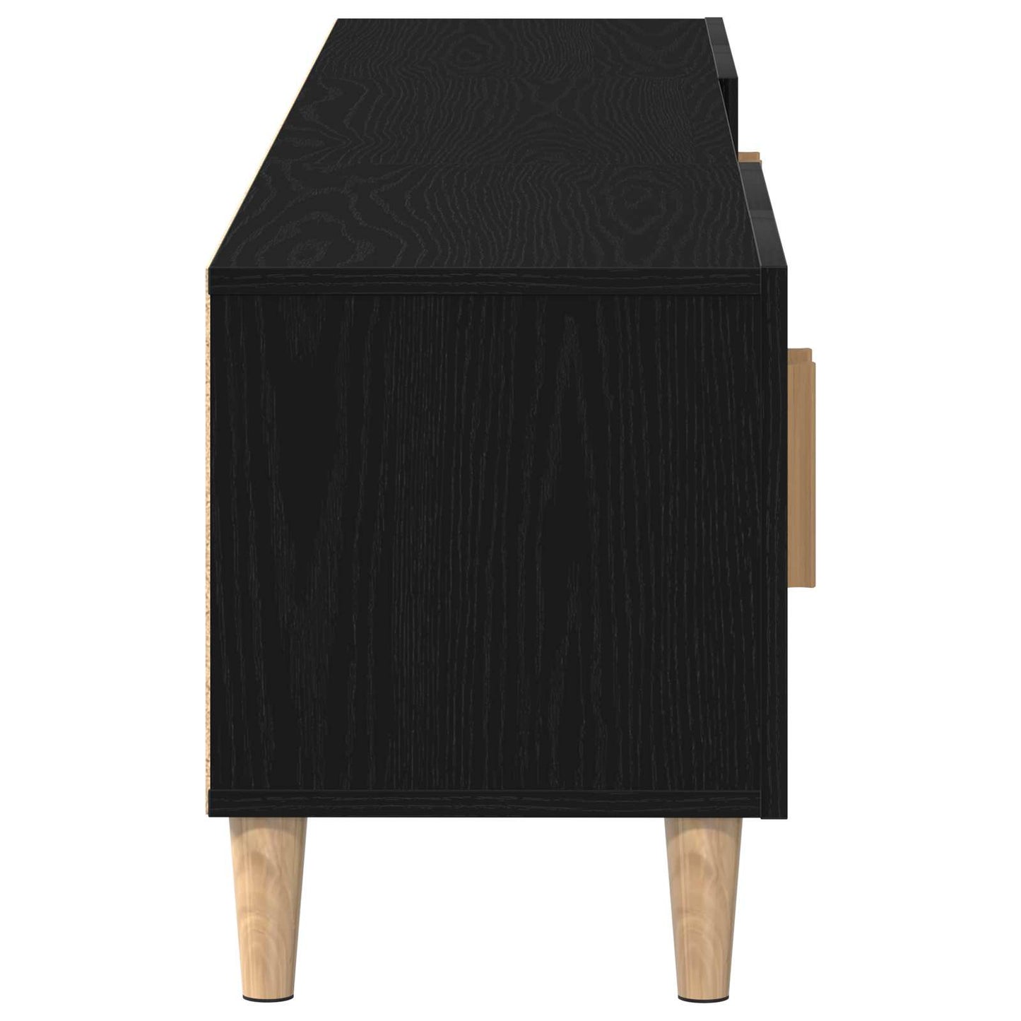 TV-skab Sort eg 180 x 31,5 x 40 cm Konstrueret træ