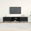 TV-skab Sort eg 180 x 31,5 x 40 cm Konstrueret træ