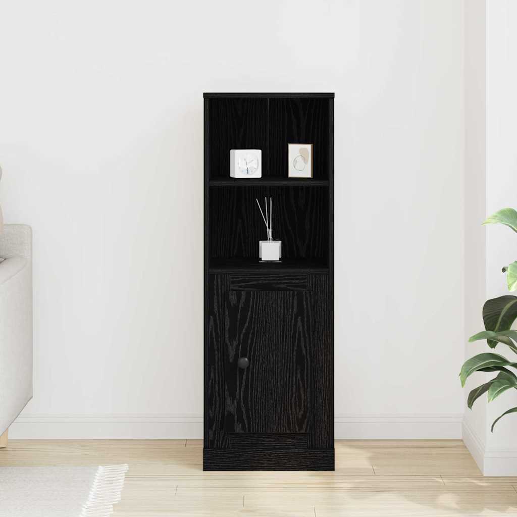 Højskåp Sort eg 36 x 35,5 x 103,5 cm Konstrueret træ