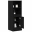 Højskåp Sort eg 36 x 35,5 x 103,5 cm Konstrueret træ