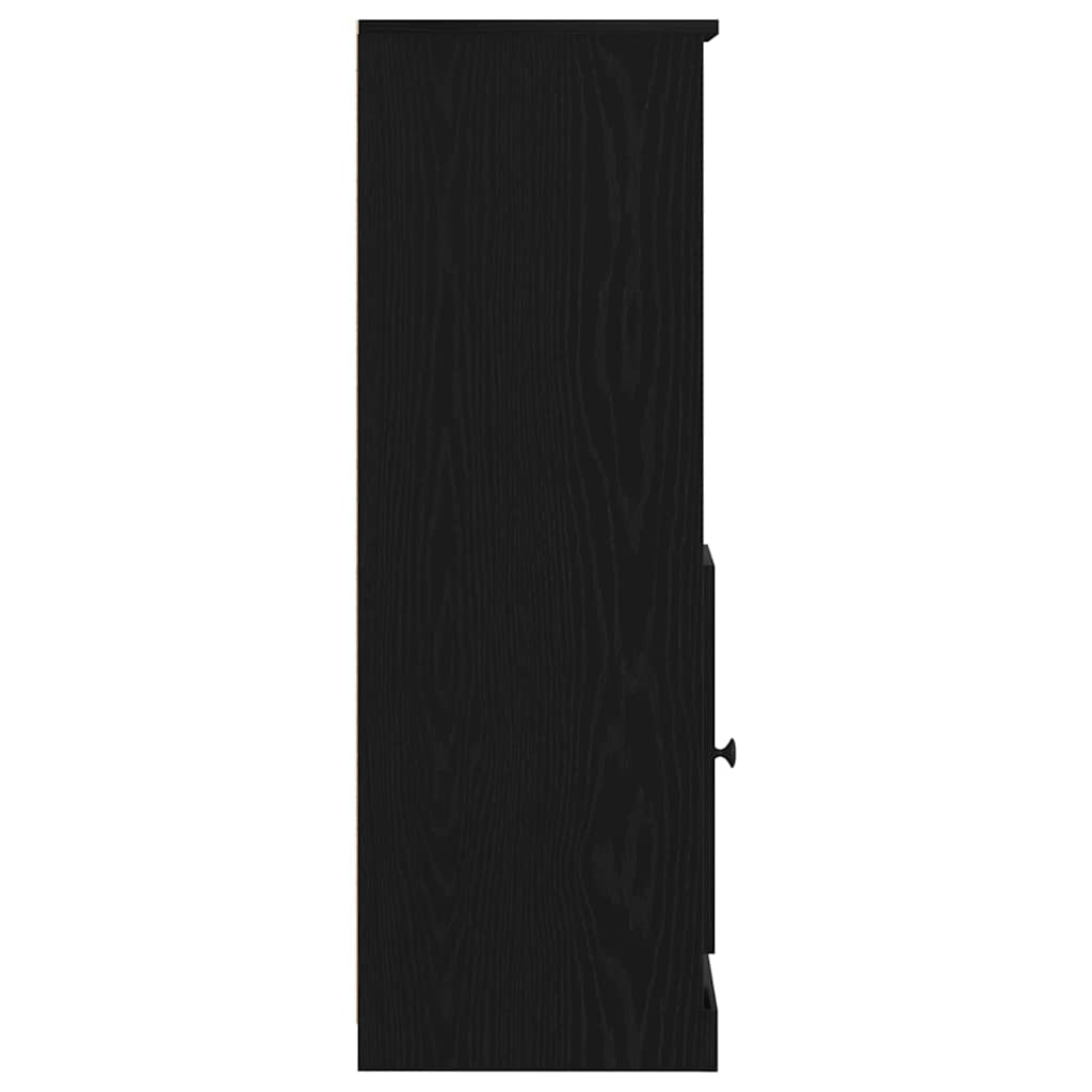 Højskåp Sort eg 36 x 35,5 x 103,5 cm Konstrueret træ