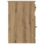 Bord Artisan Egetræ 50 x 115 x 75 cm Konstrueret træ