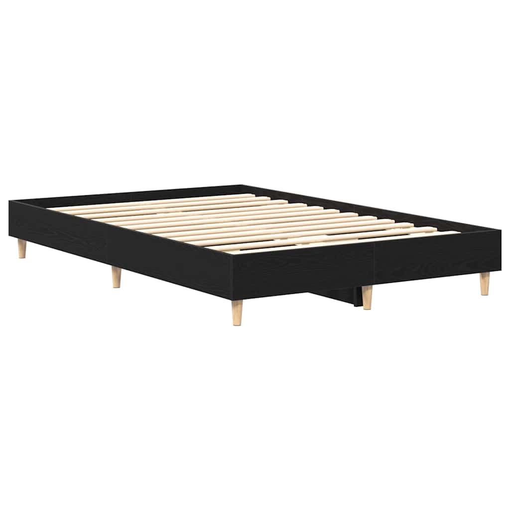 Sengestel Sort eg 193 x 138 x 25 cm Konstrueret træ