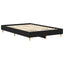 Sengestel Sort eg 193 x 123 x 25 cm Konstrueret træ