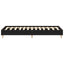 Sengestel Sort eg 193 x 78 x 25 cm Konstrueret træ