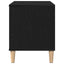 Pladeskab med hylde Sort eg 100 x 38 x 48 cm Konstrueret træ