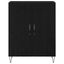 Sideboard Sort eg 69,5 x 34 x 90 cm Konstrueret træ