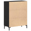 Sideboard Sort eg 69,5 x 34 x 90 cm Konstrueret træ