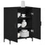 Sideboard Sort eg 69,5 x 34 x 90 cm Konstrueret træ