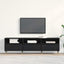 TV-skab med skuffe Sort eg 150 x 30 x 44,5 cm Konstrueret træ
