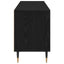 TV-skab med skuffe Sort eg 150 x 30 x 44,5 cm Konstrueret træ