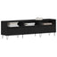 TV-skab med skuffe Sort eg 150 x 30 x 44,5 cm Konstrueret træ