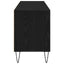 TV-skab med skuffe Sort eg 150 x 30 x 44,5 cm Konstrueret træ