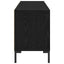 TV-skab med skuffe Sort eg 150 x 30 x 44,5 cm Konstrueret træ
