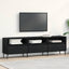 TV-skab Sort eg 150 x 30 x 44,5 cm Konstrueret træ