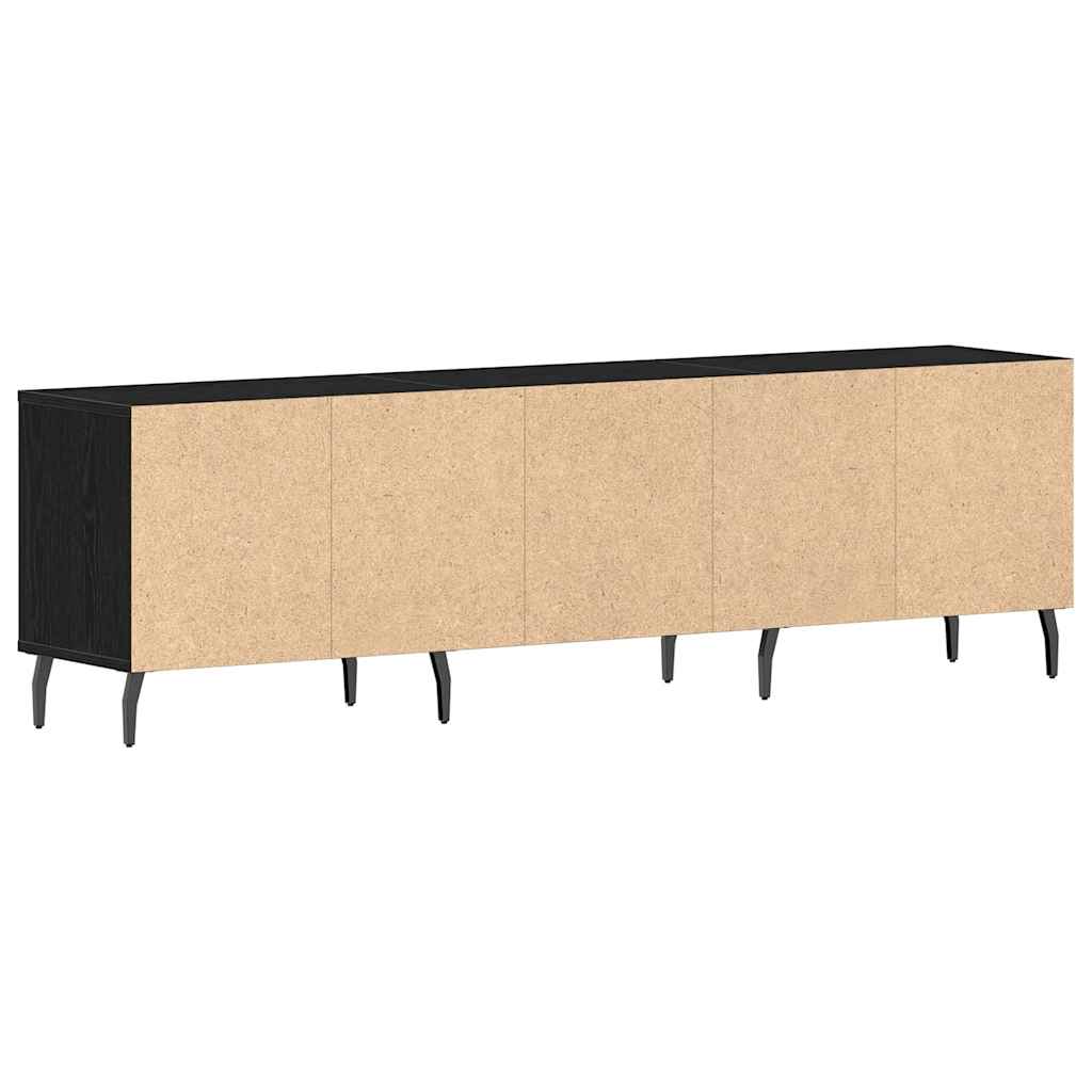 TV-skab Sort eg 150 x 30 x 44,5 cm Konstrueret træ