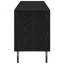 TV-skab Sort eg 150 x 30 x 44,5 cm Konstrueret træ