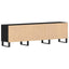 TV-skab med skuffe Sort eg 150 x 30 x 44,5 cm Konstrueret træ