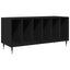 Pladeskab med hylde Sort eg 100 x 38 x 48 cm Konstrueret træ