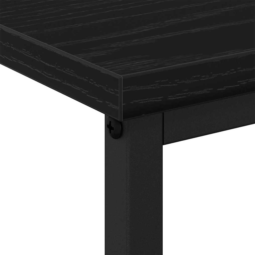 Natskab 2 pcs Sort eg 41 x 31 x 80 cm Konstrueret træ