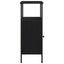 Natskab 2 pcs Sort eg 41 x 31 x 80 cm Konstrueret træ