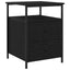 Natskab 2 pcs Sort eg 34 x 35,5 x 50 cm Konstrueret træ
