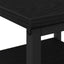 Natskab 2 pcs Sort eg 34 x 36 x 50 cm Konstrueret træ